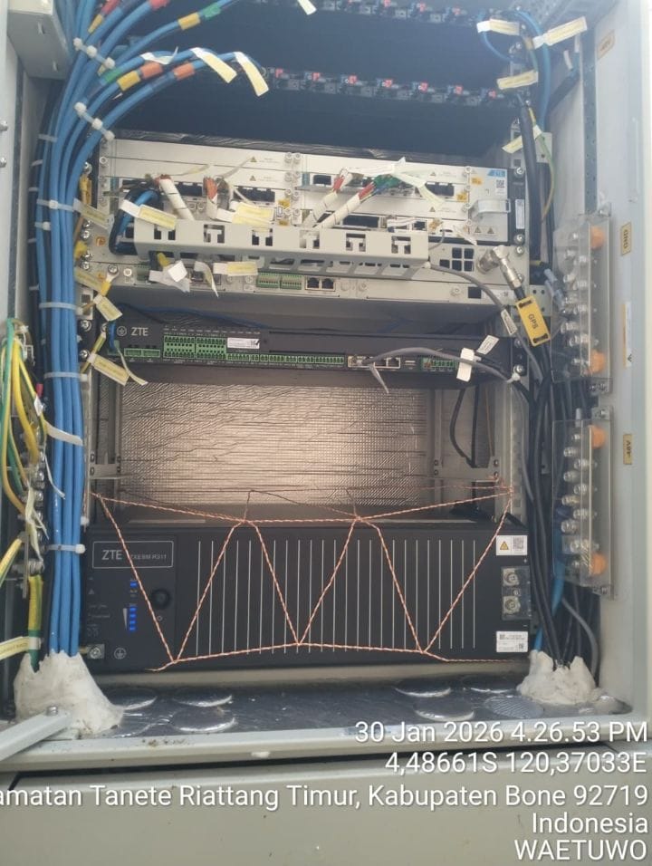 Maintenance tower BTS kabupaten Bone